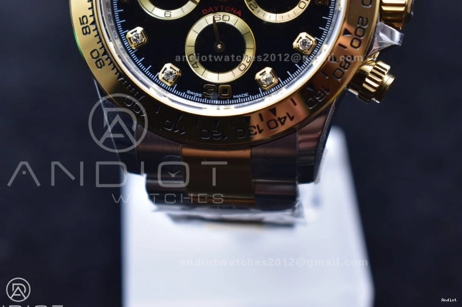 Black Edition Case BTF SA4130 1:1 Daytona Diamonds and Best SS 904L Bracelet Dial 116503 0126